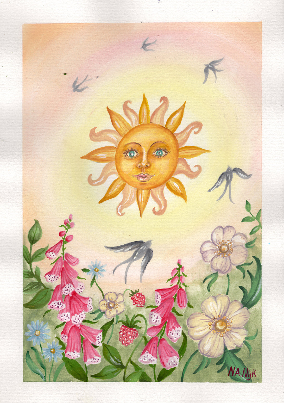 'Midday Sun' Art Print