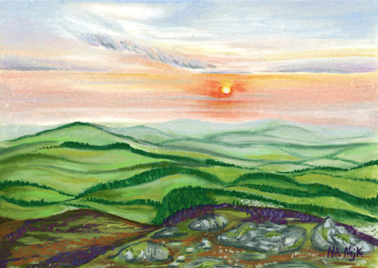 'Eildon View' Art Print